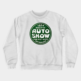 1924 San Francisco California Car Show Crewneck Sweatshirt